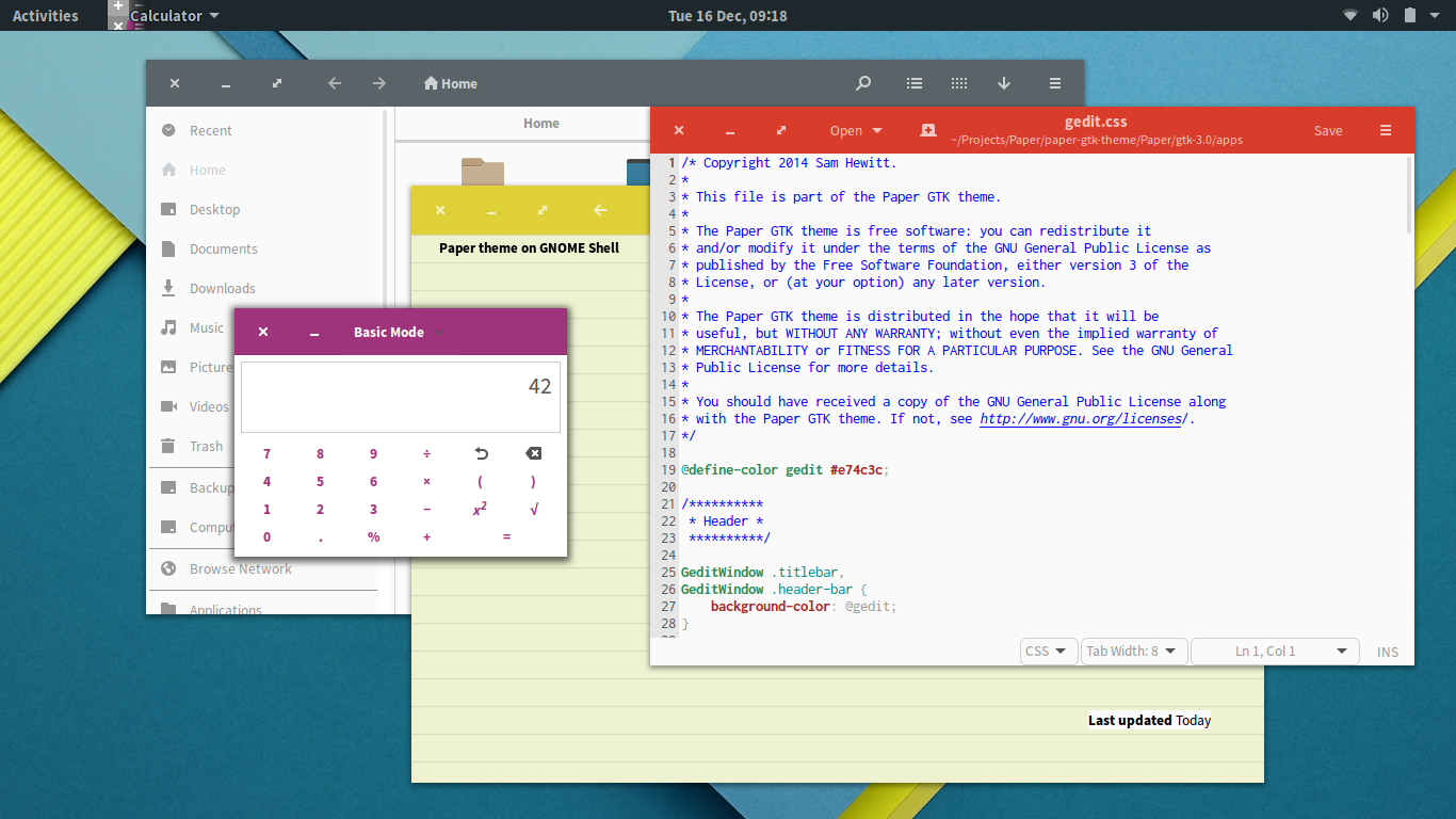 Ubuntu Material Design Ubuntu Material Design, tema bonito para ubuntu,