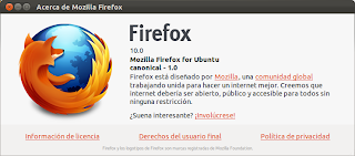 Firefox 10 en los repositorios de Ubuntu Firefox 10 en los repositorios de Ubuntu